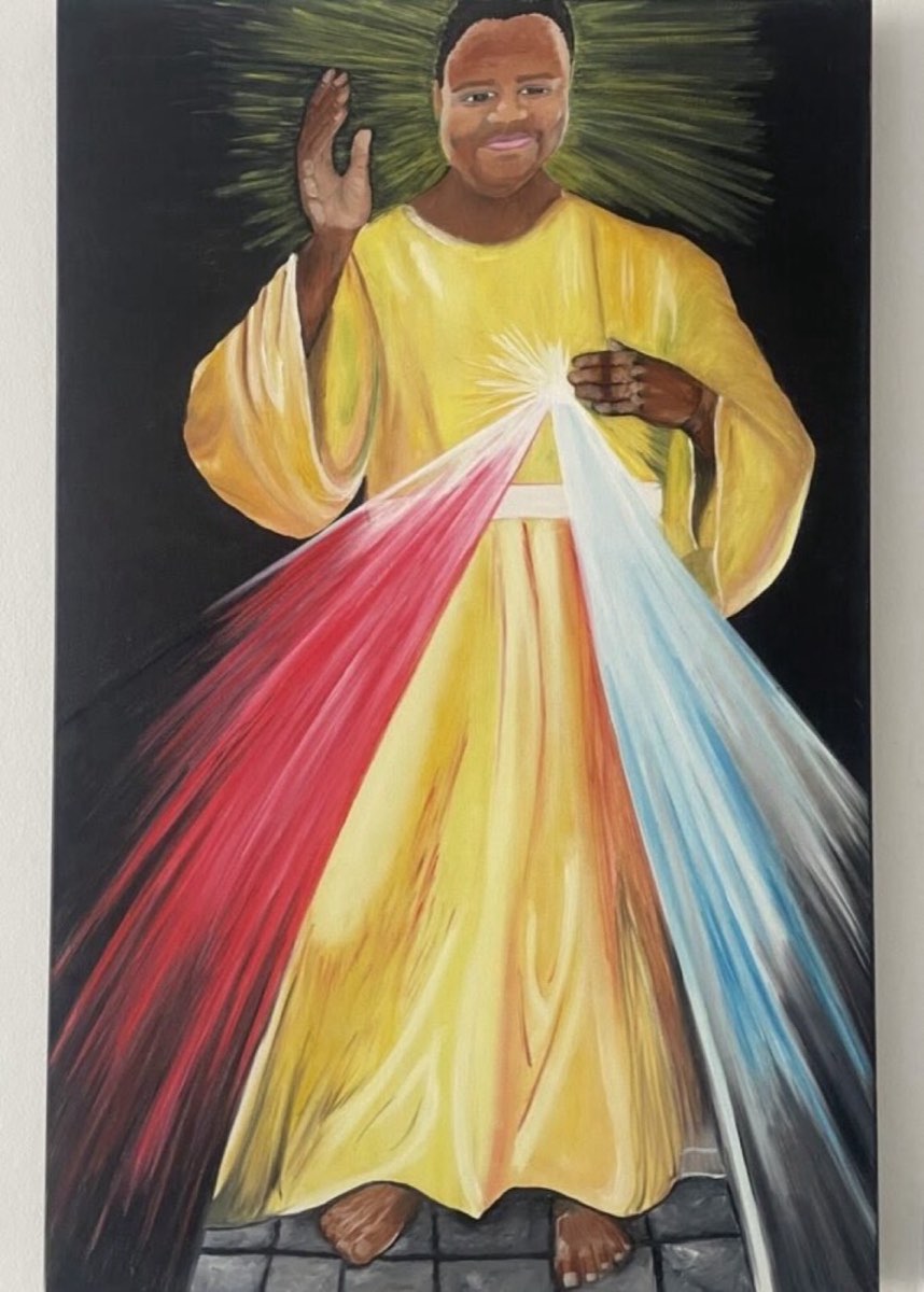 Pintura Divina Misericórdia, obra 1