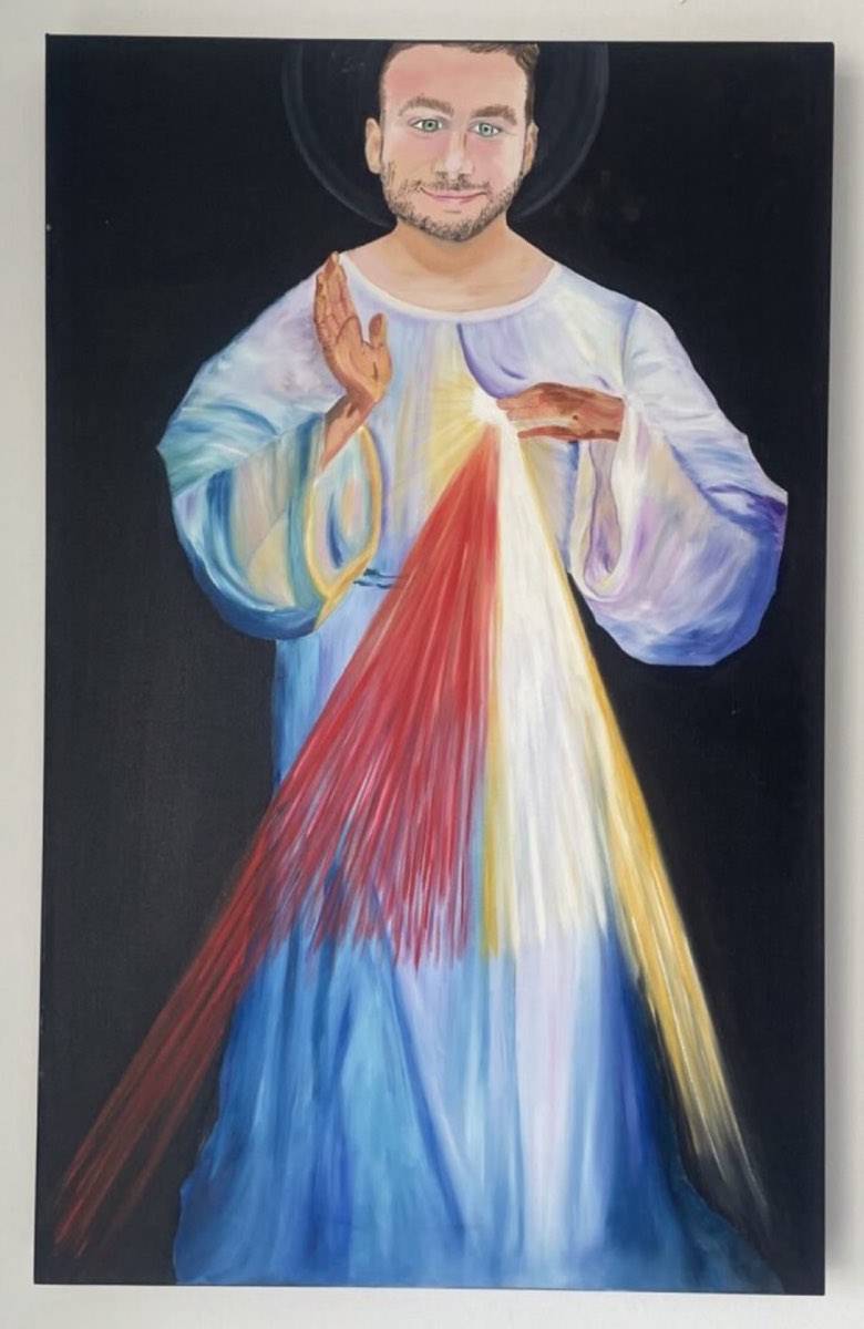 Pintura Divina Misericórdia, obra 3